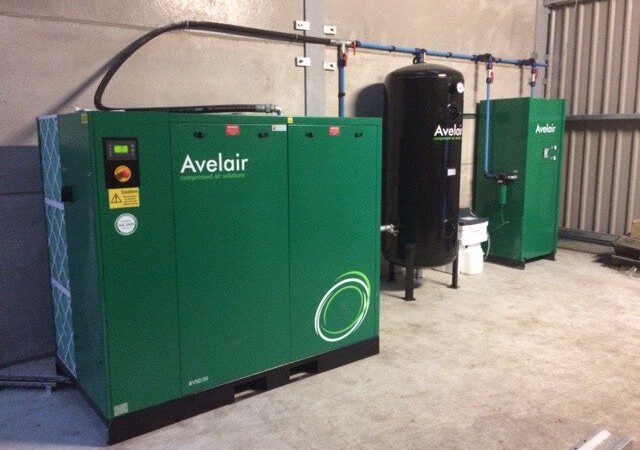VSD air compressor installation in Cambridgeshire