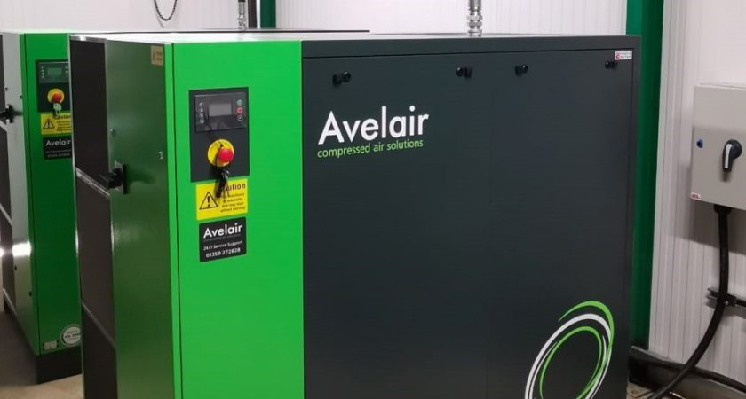 VSD air compressor installation for leading Sussex recycling business