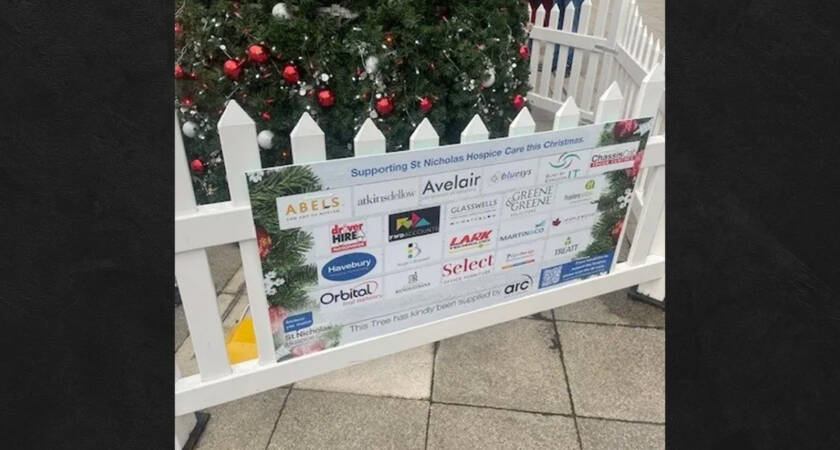 Avelair supports St Nicholas Hospice again this December
