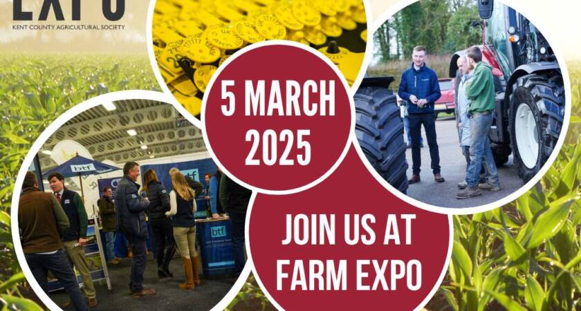 Come and visit the team at Farm Expo in Kent on the 5th March