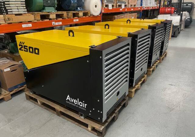 Four Mobile Air Compressors out for dispatch to one our partners